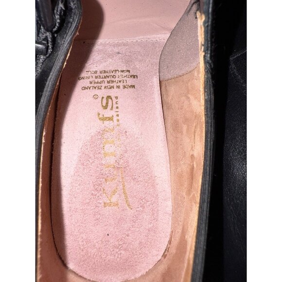 Kumfs Ladies Black Leather Mary Jane Dance Shoes Buckle Strap & Cuban Heel Munro - Picture 9 of 9